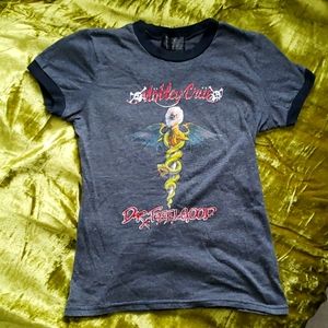 RARE Motley Crue Ringer T-shirt